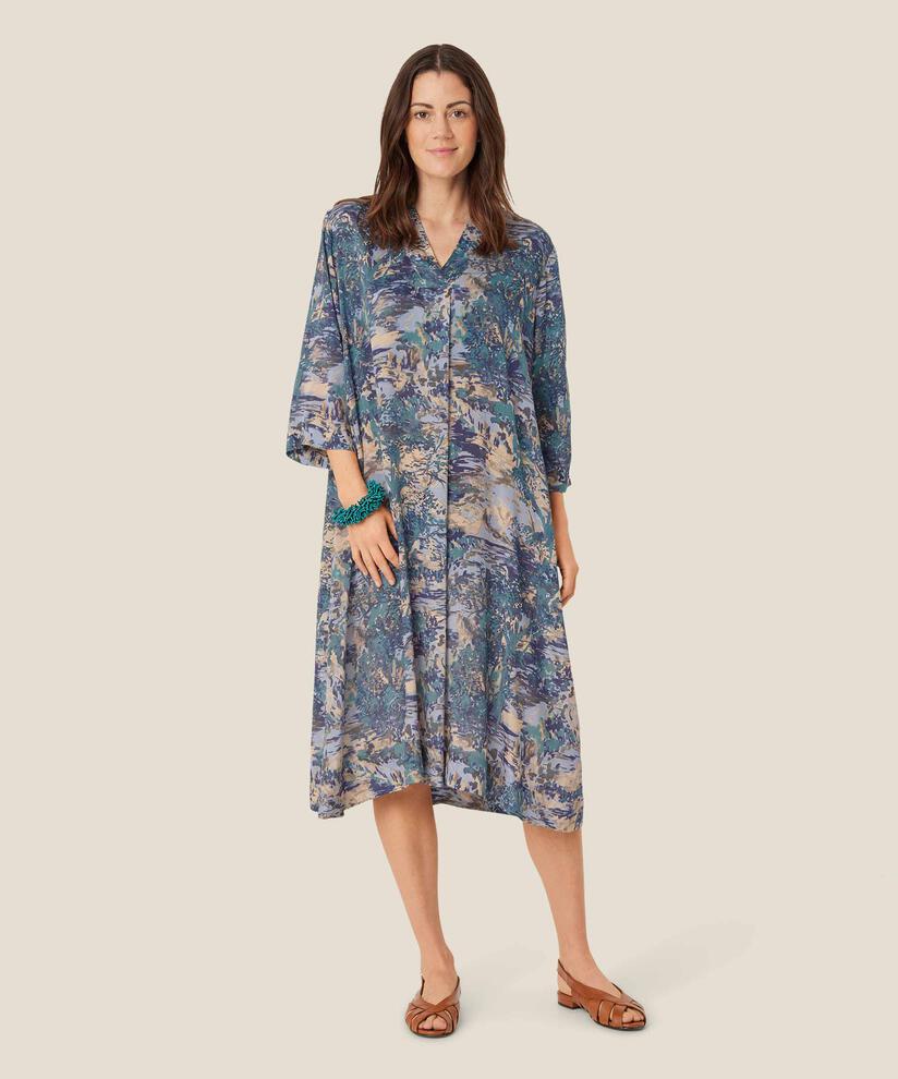 Nasiso Dress, Teal