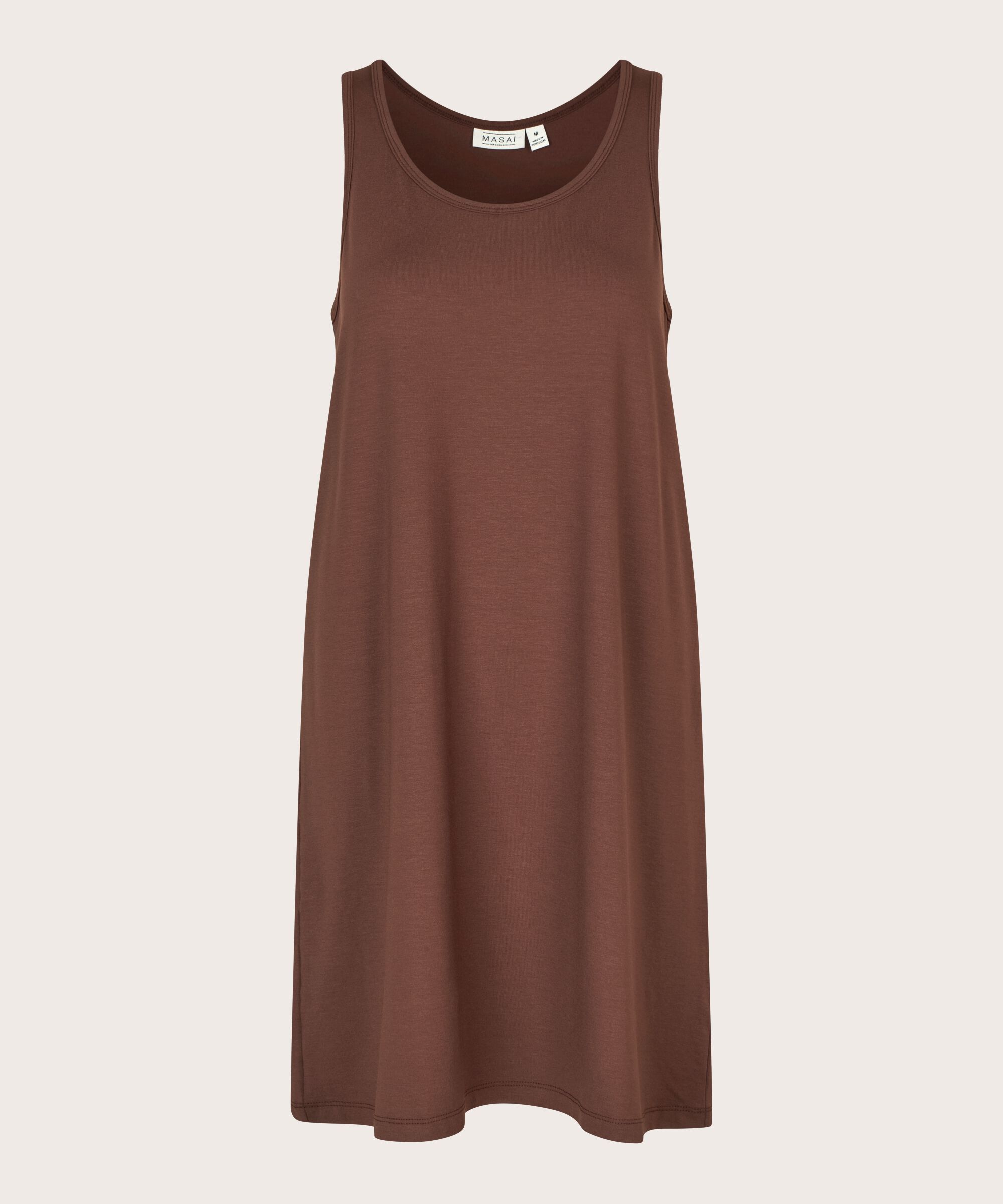 Huma JERSEY Tunic, Chestnut