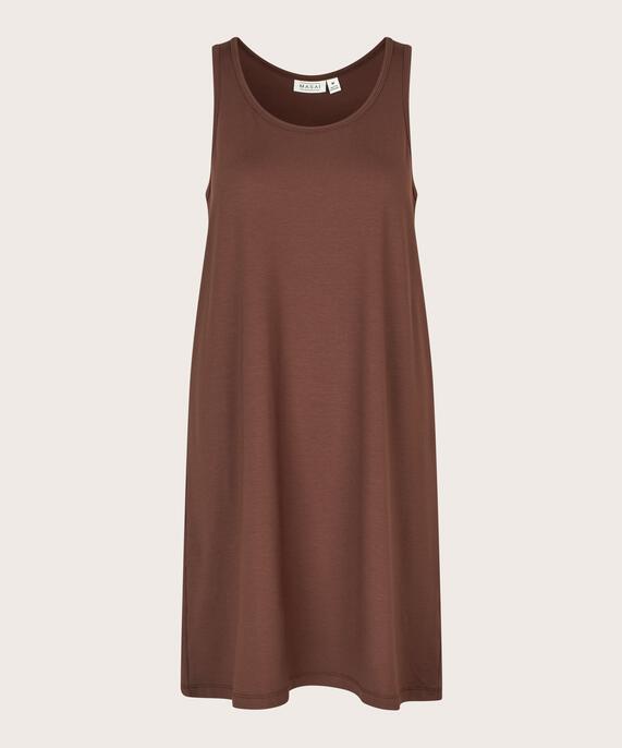 Huma JERSEY Tunic, Chestnut