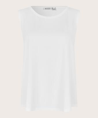 Elisa JERSEY Top, White