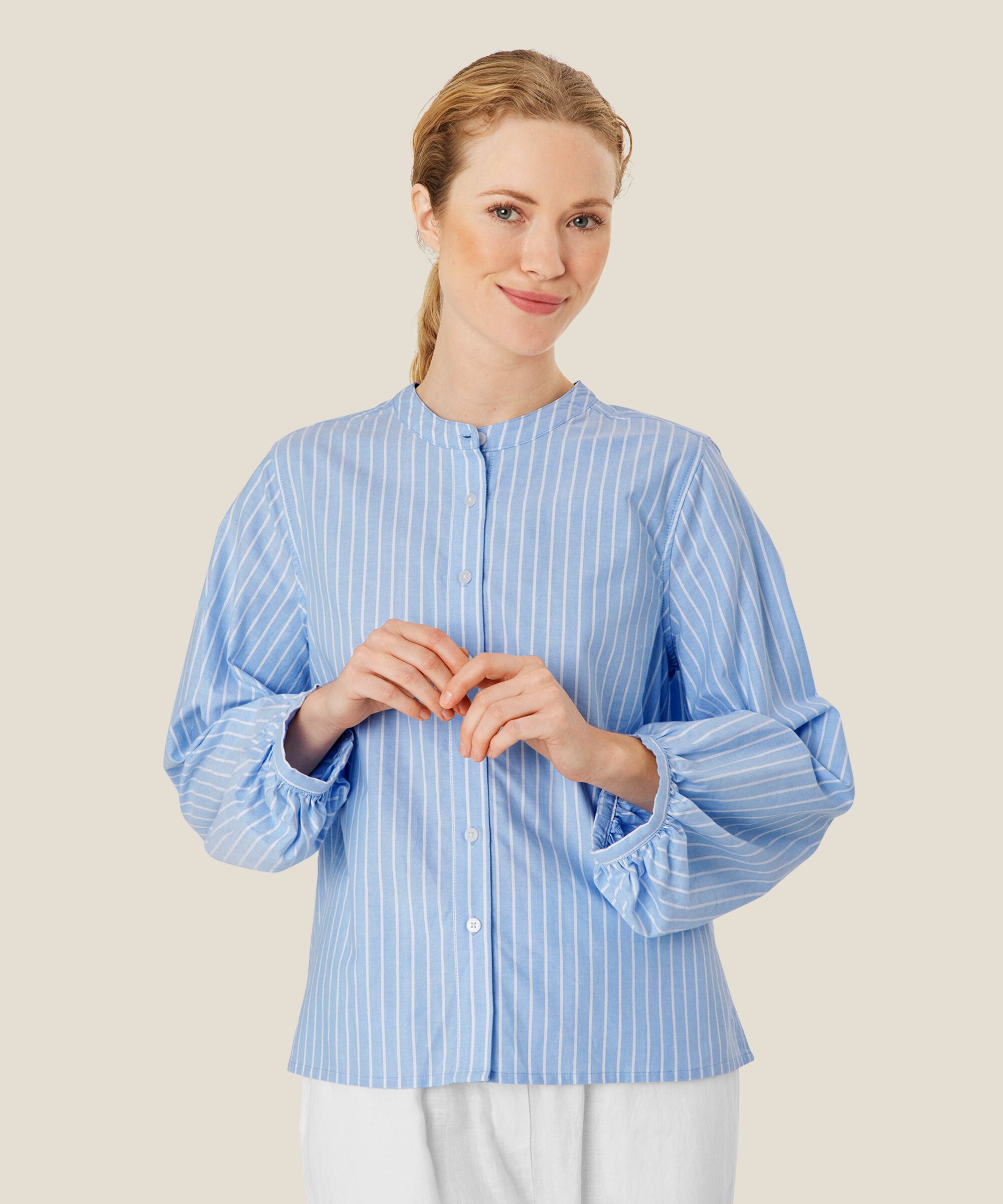 Ilene Shirt, Blue Bonnet