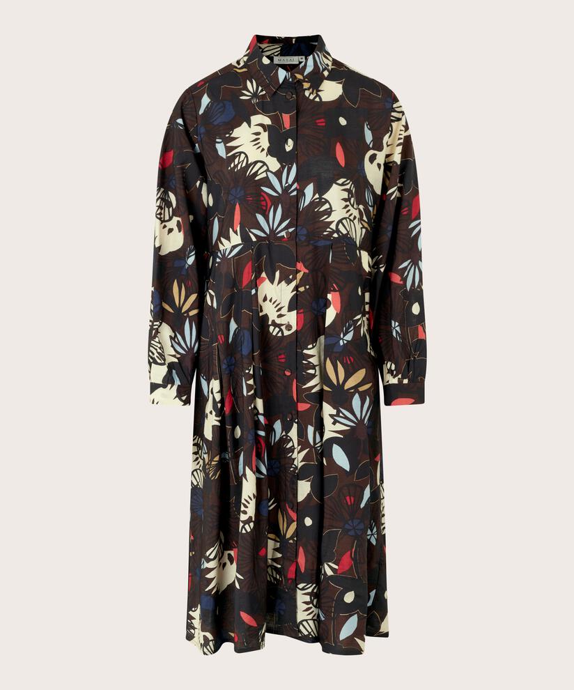 Nebinas dress, Coffee Bean