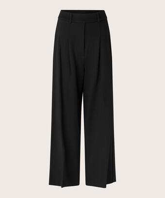Perline JERSEY Trousers, Black, hi-res