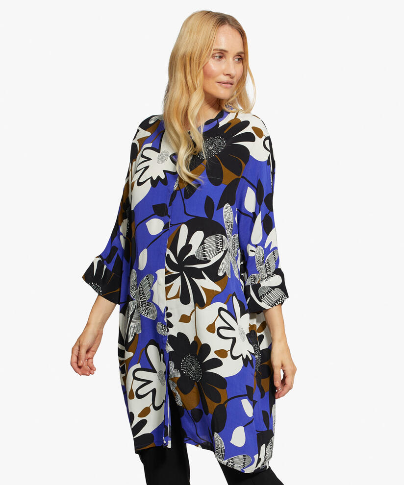 IOSETTA SHIRT DRESS, Clematis Blue
