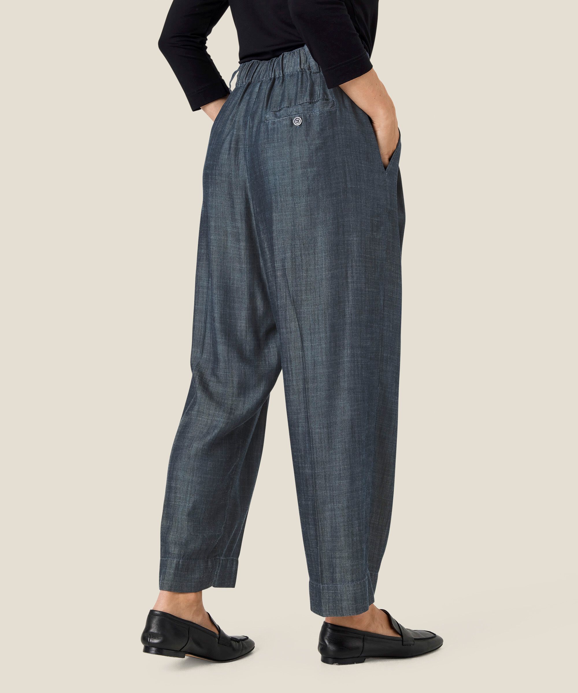 Perlinas Trousers, Blue Denim