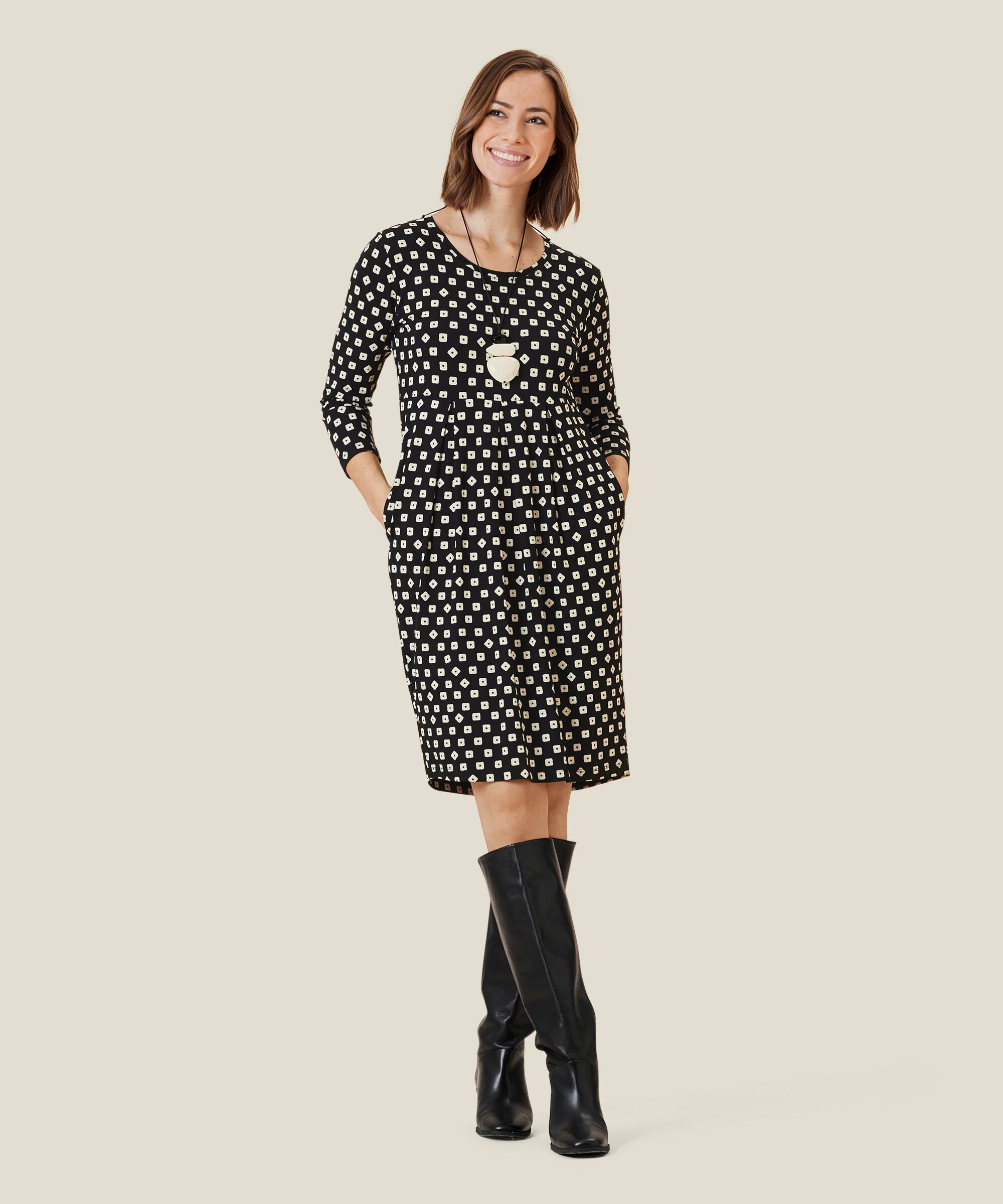 NOMA JERSEY DRESS, Black