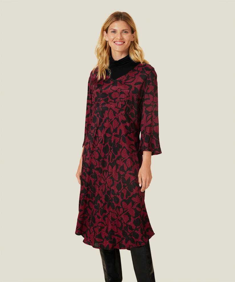 NITA DRESS, Chilli Pepper