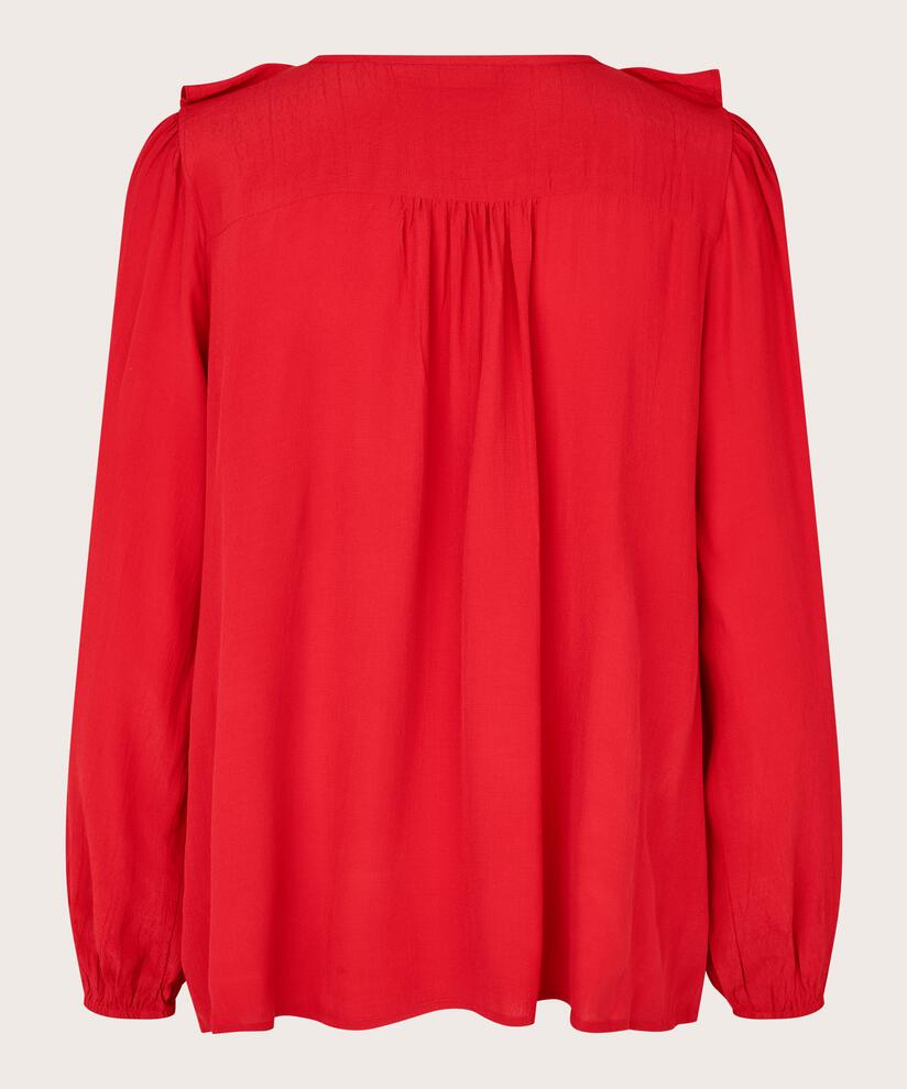 Beauna Blouse, Scarlet Sage