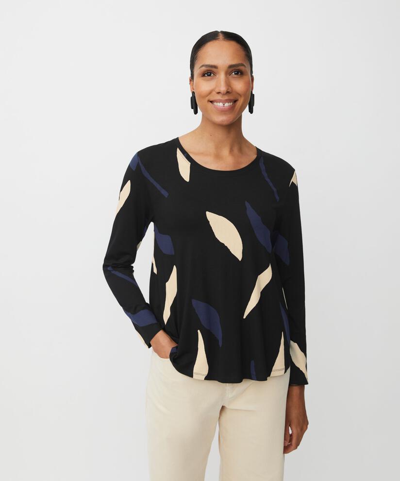 Badisna JERSEY Top, Navy Blazer