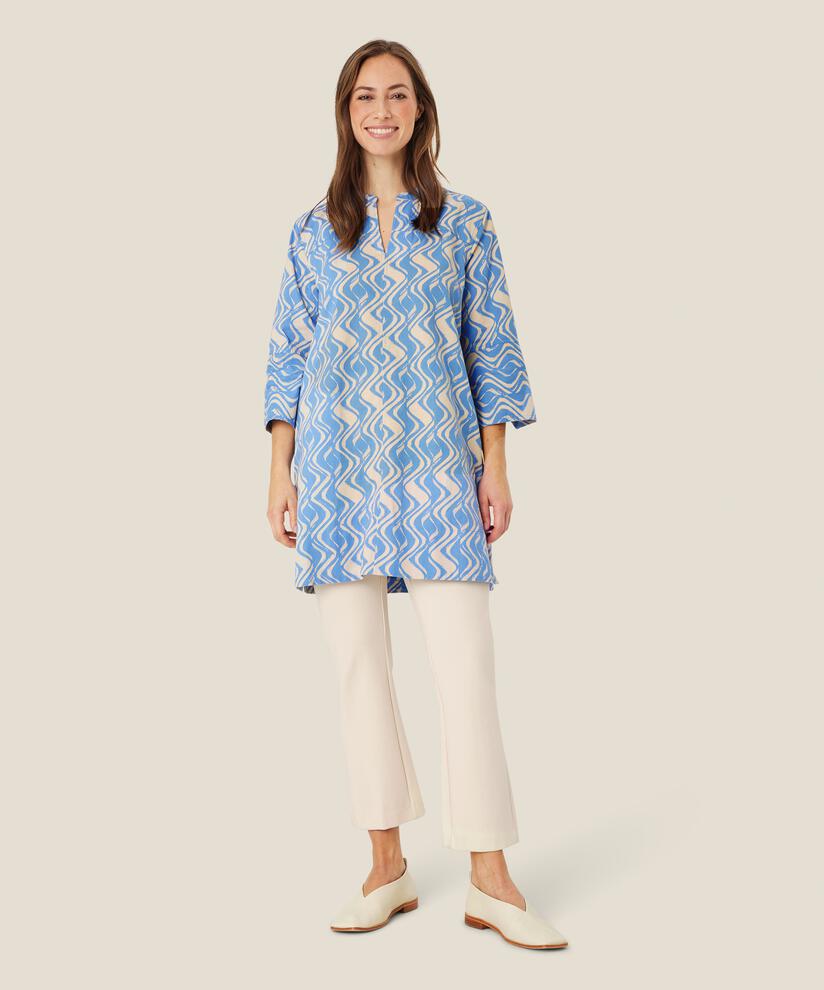 Gliona Tunic, Blue Bonnet