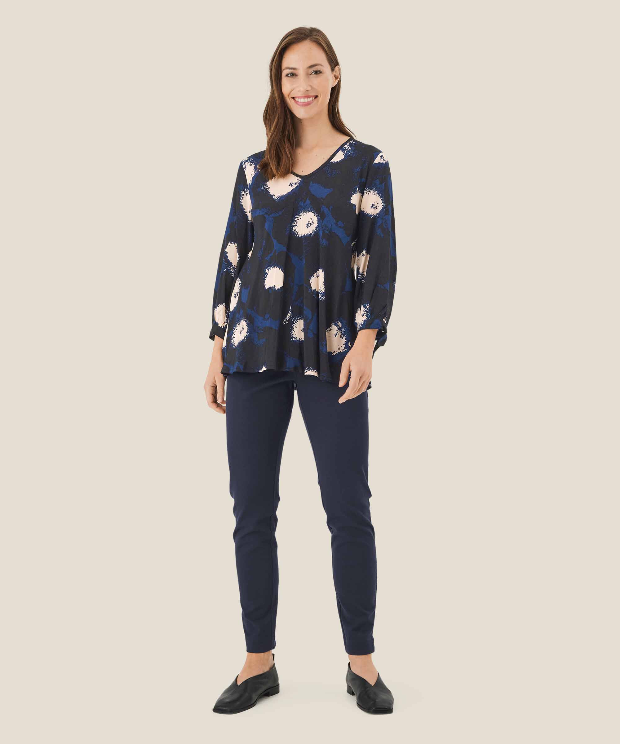 Poppy Trousers, Navy