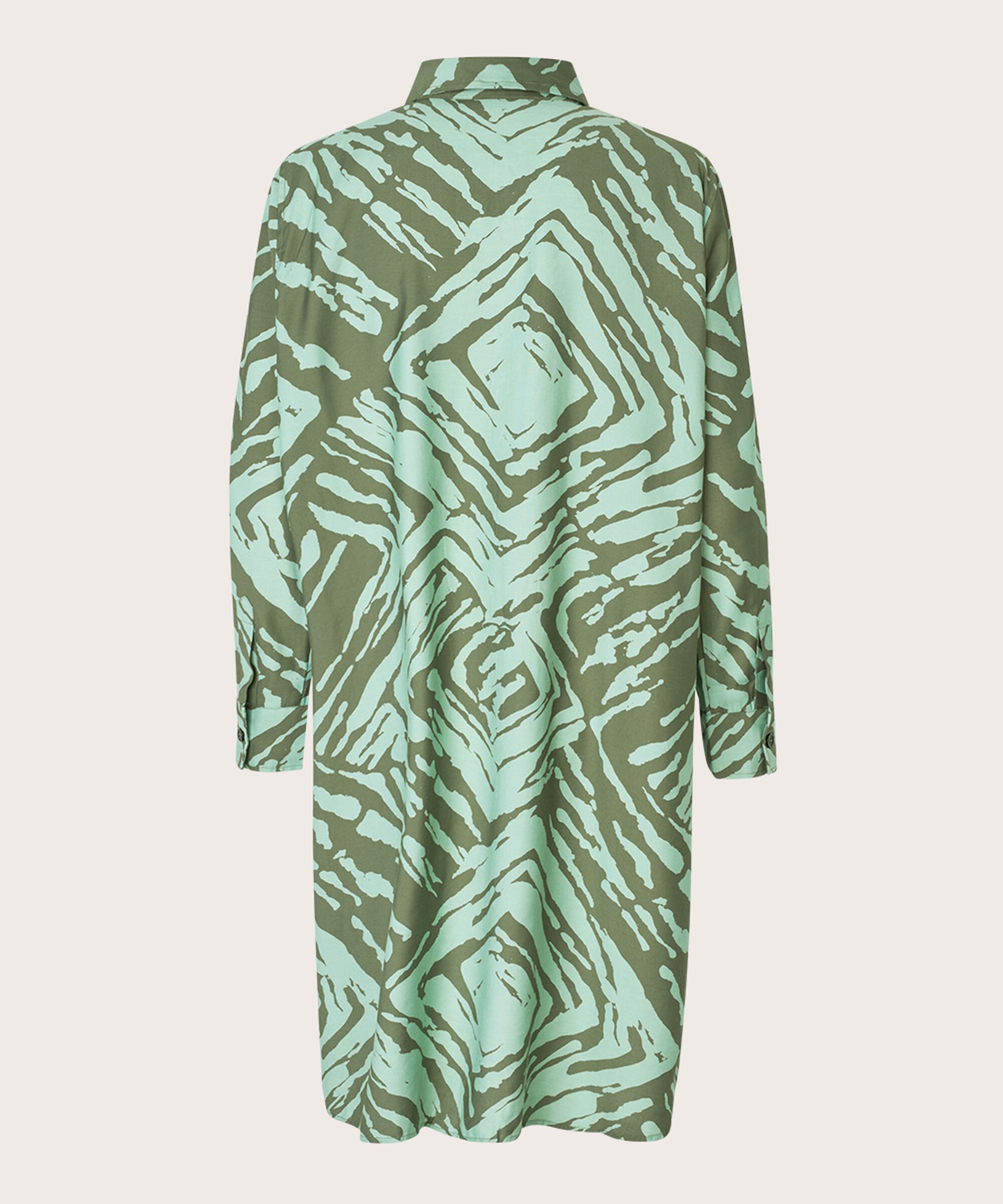 Ninel Shirt Dress, D. Lichen Green