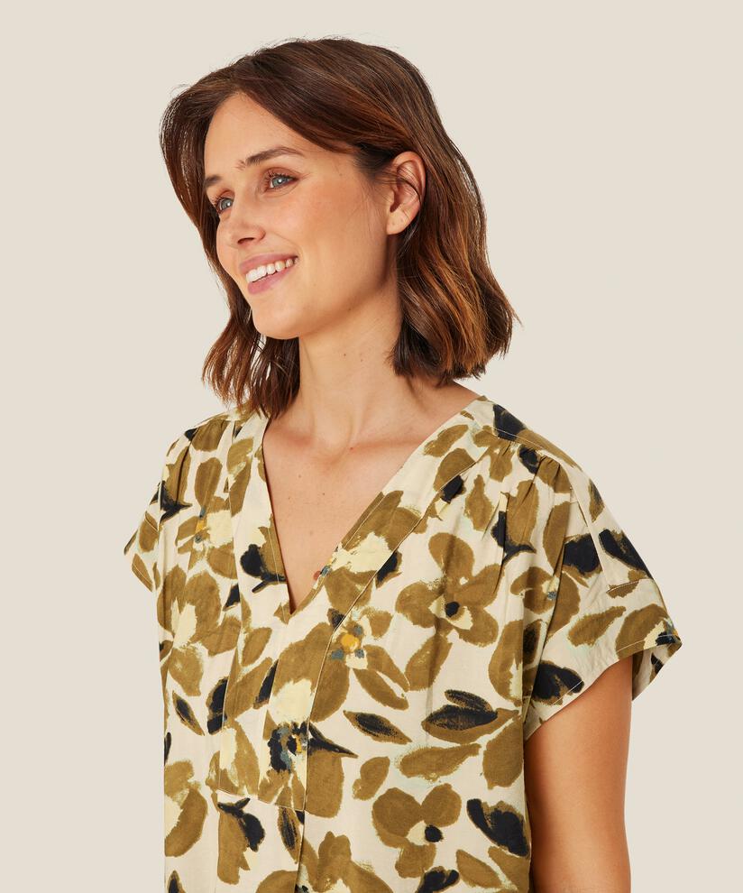 Braidy Blouse, Dull Gold
