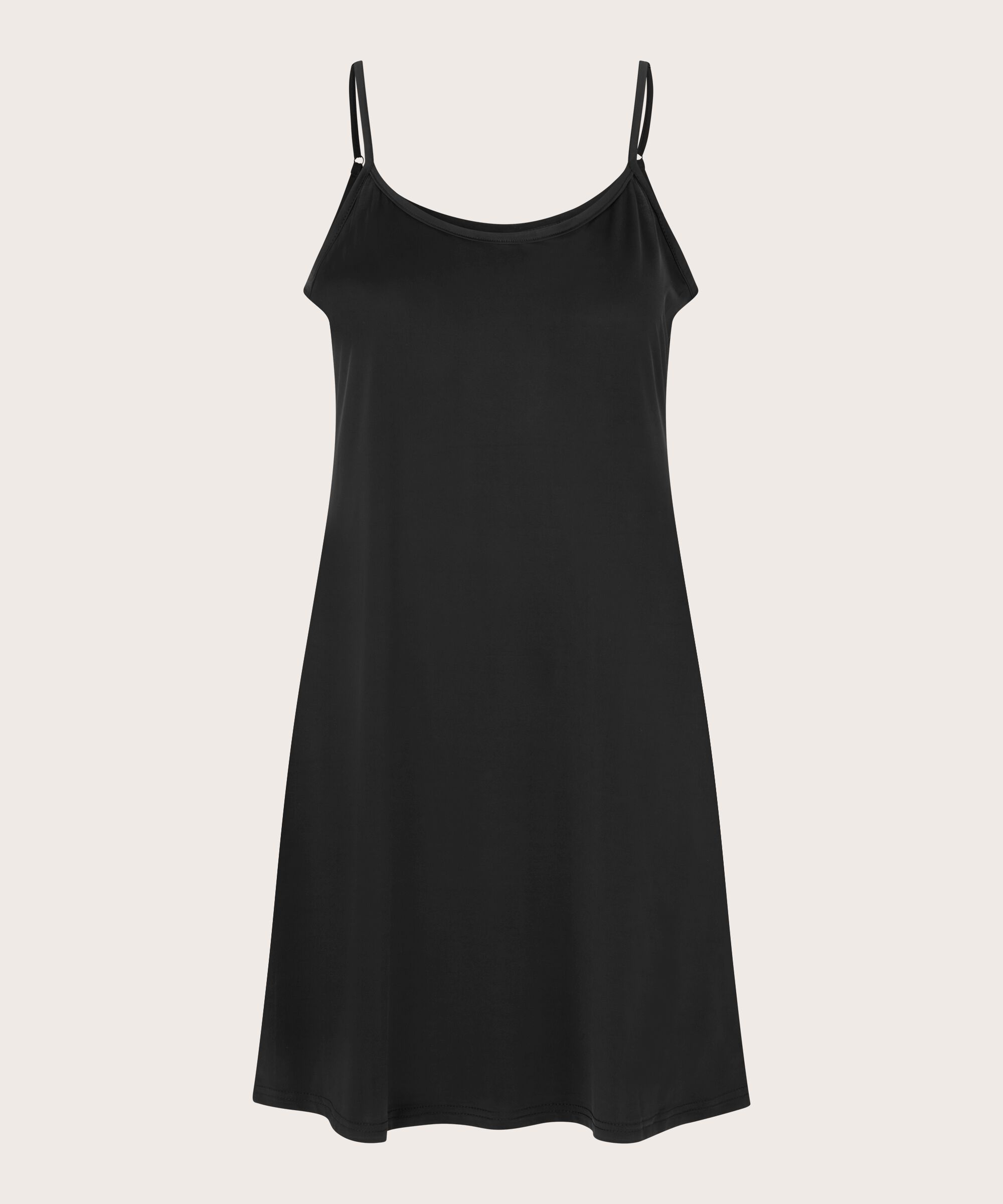 Helle Jersey Slip Dress, Black