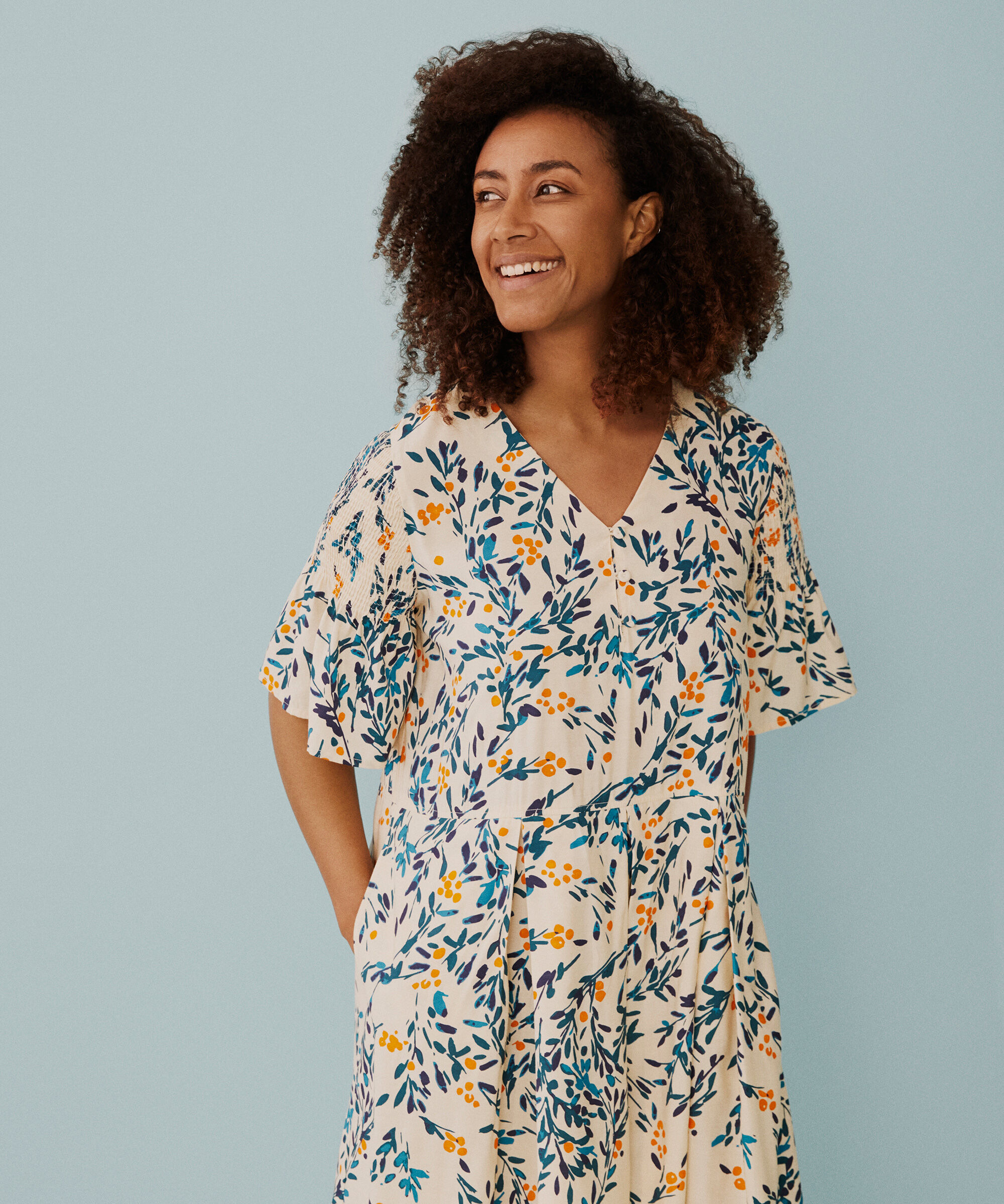 Otilia Dress, Russ Orange