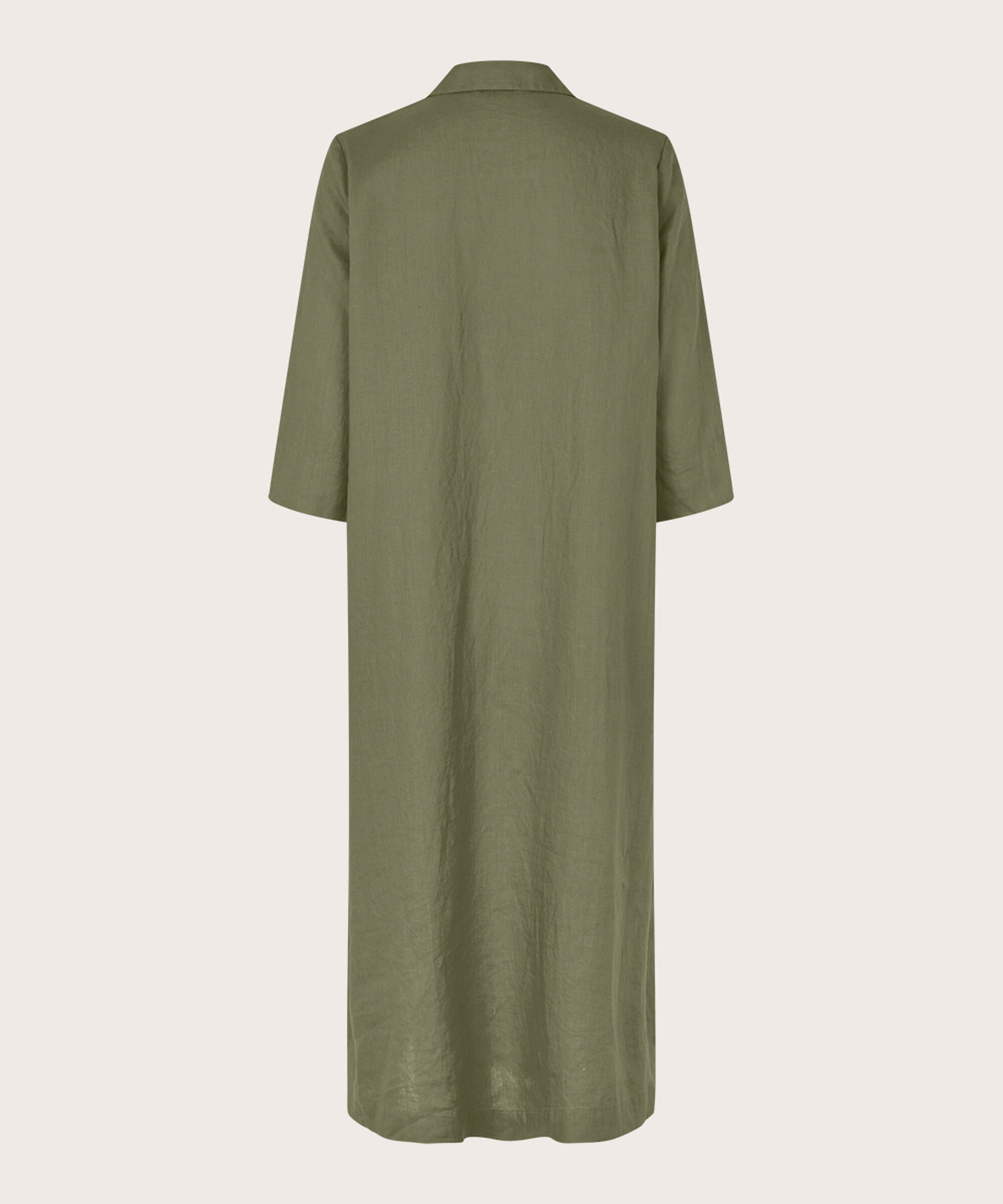Nikeeta Dress, D. Lichen Green