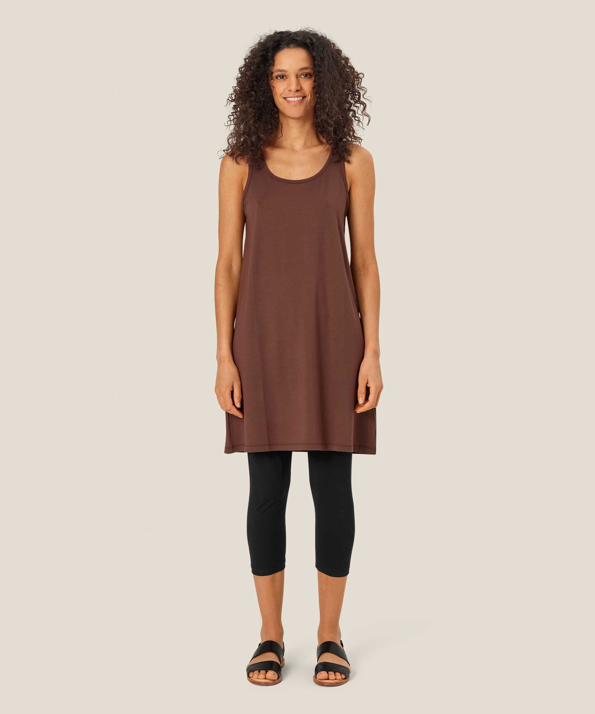 Huma JERSEY Tunic, Chestnut