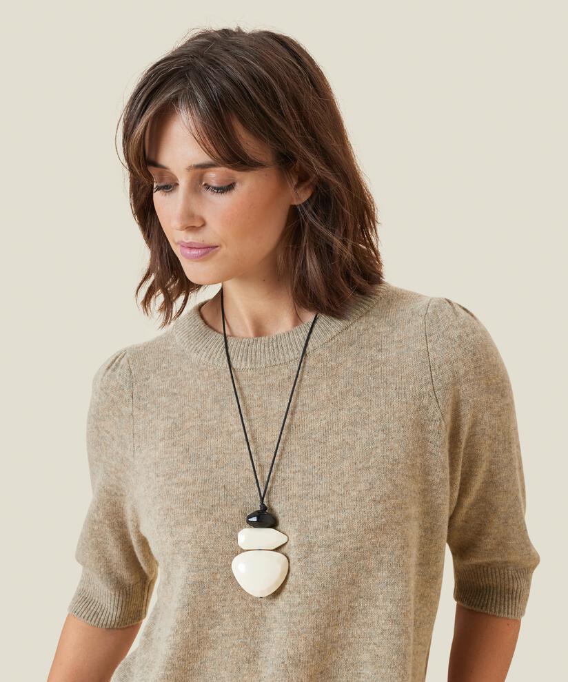 RILTA NECKLACE, Black, hi-res