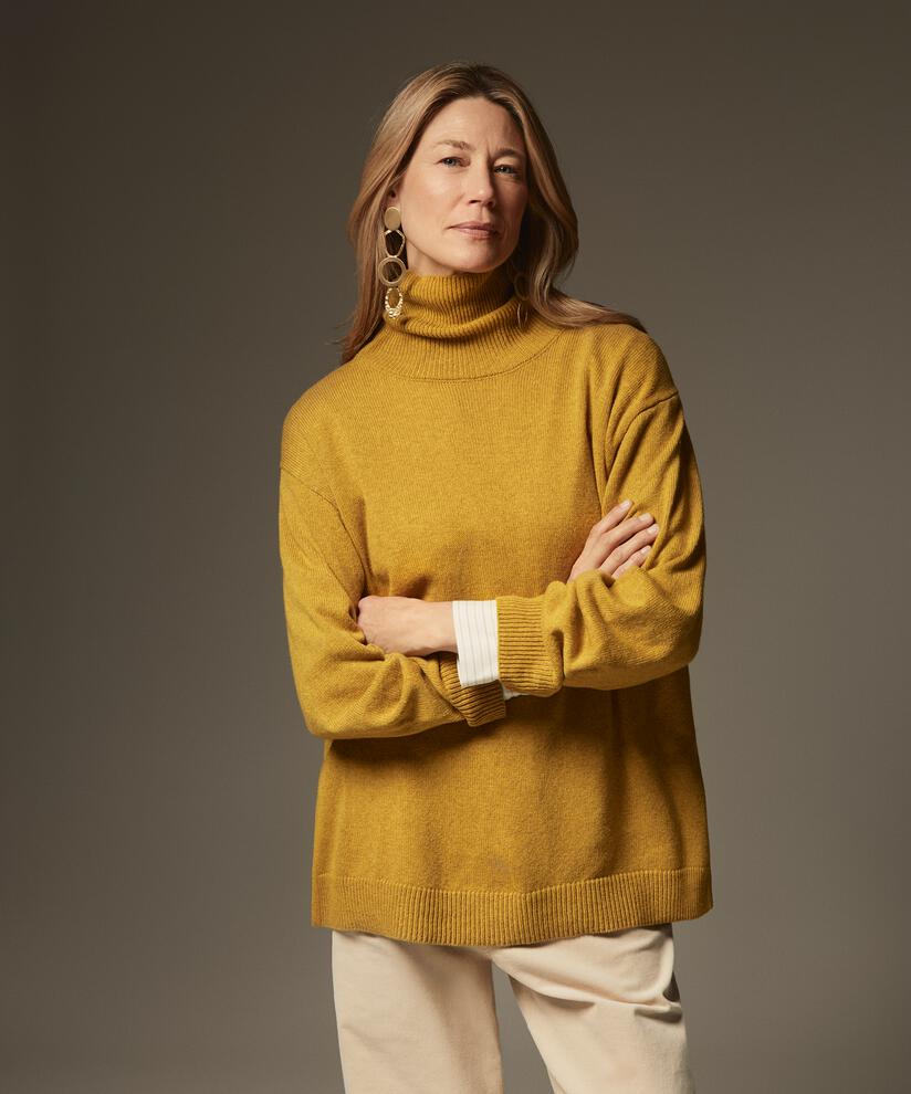 Faricka Pullover, Golden Green