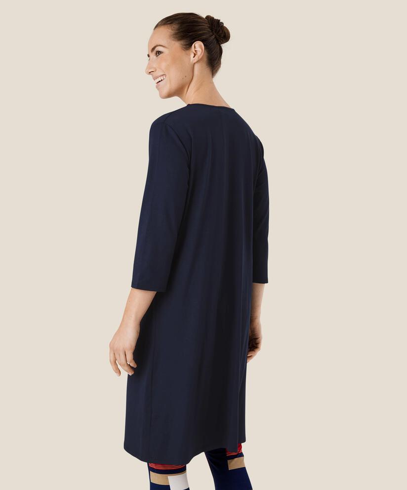 Nibi JERSEY Dress, Navy, hi-res