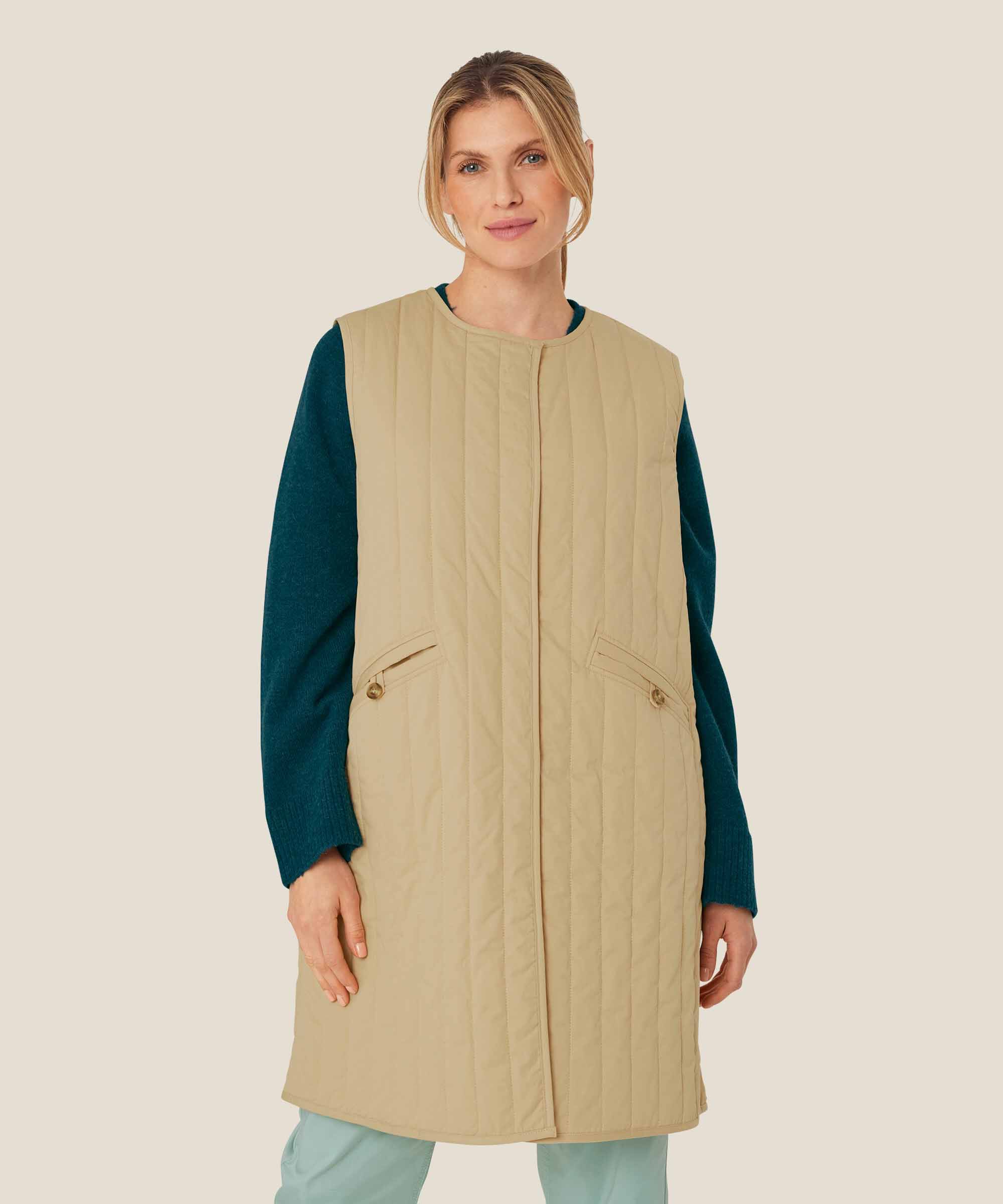 Tegan Gilet, Pale Khaki