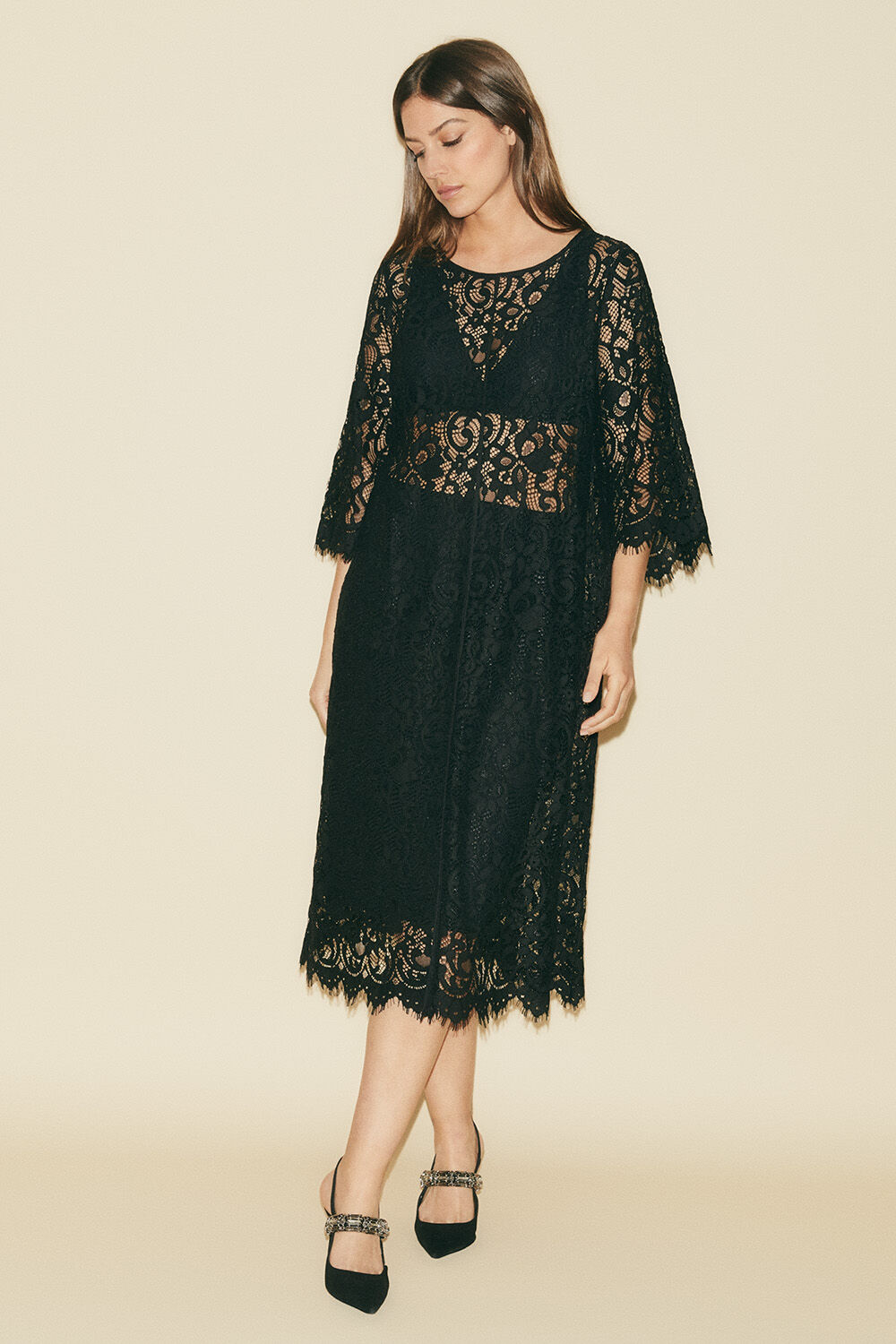 Norilla Dress - Black, Helle Jersey Slip Dress - Black