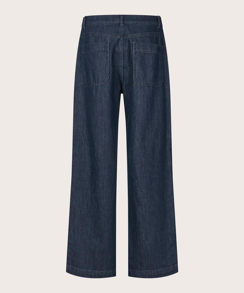 Partenope Denim Trousers, Dark Denim