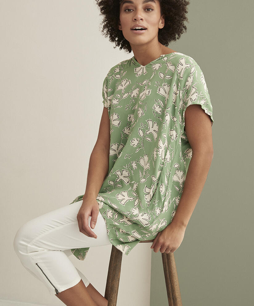GELMA TUNIC, Stone Green