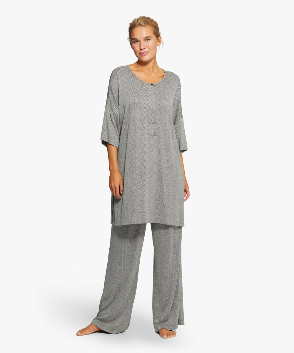 PIRISTA TROUSERS, D. Grey mel.