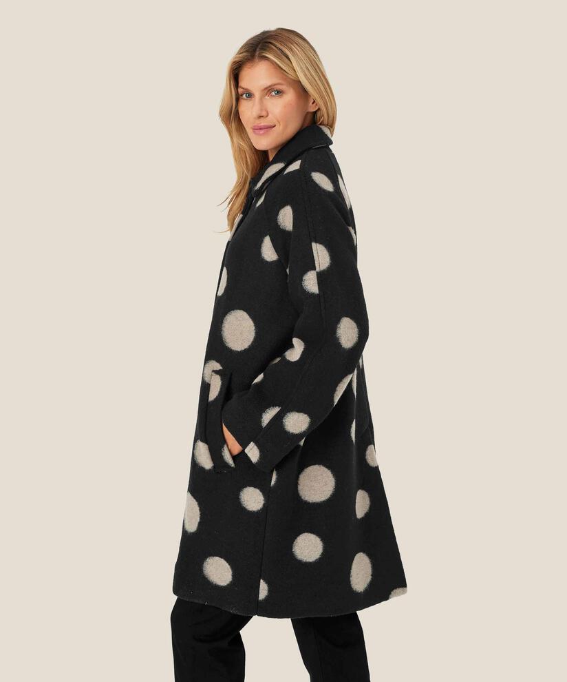Tunila Wool Coat, Black