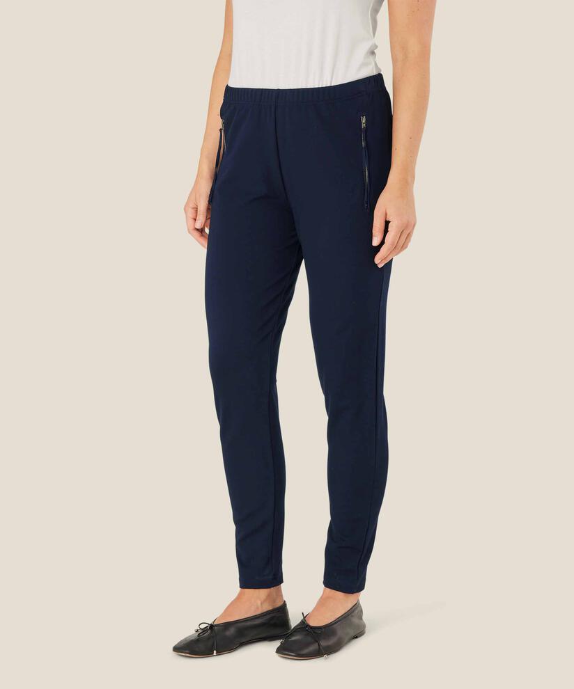 Parissi Jersey Trousers, Navy