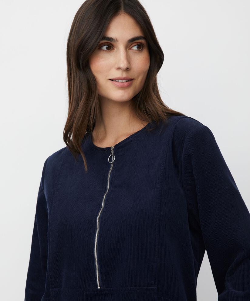 Nilyra Dress, Navy Blazer