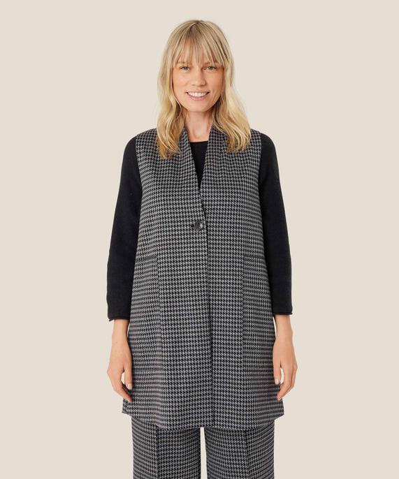 Jorgine JERSEY Waistcoat, Black