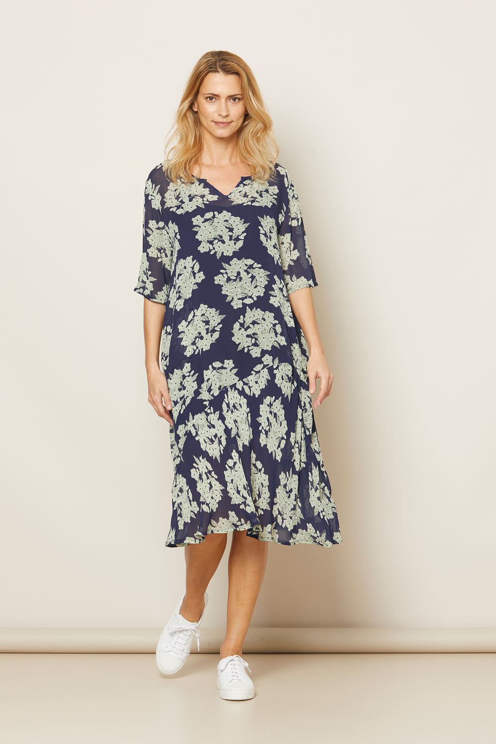 NATANIA DRESS, Medieval Blue