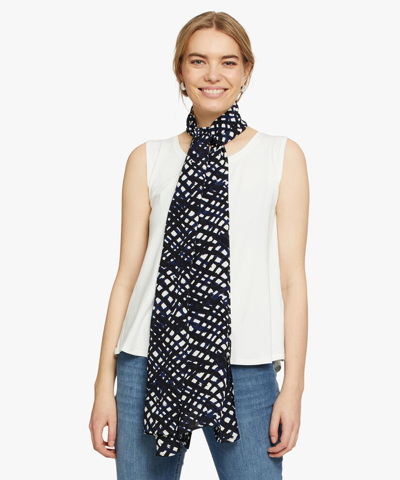 ALONG SCARF, Medieval blue