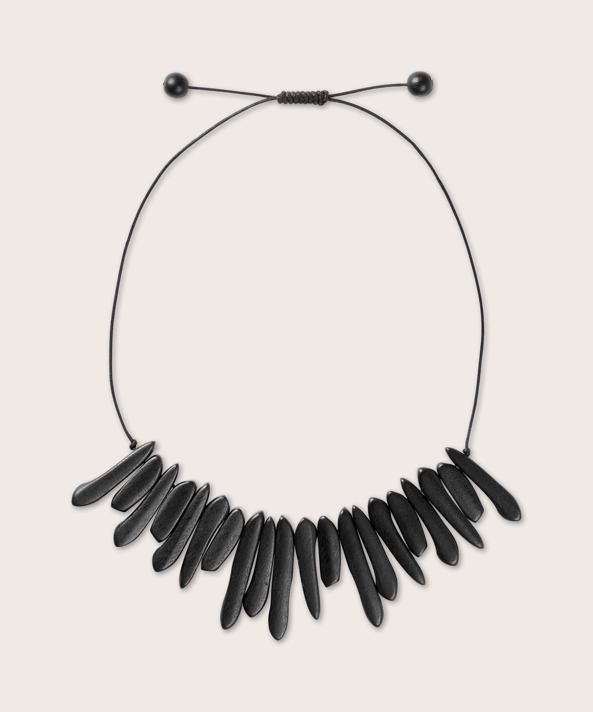 Rykka Necklace, Black