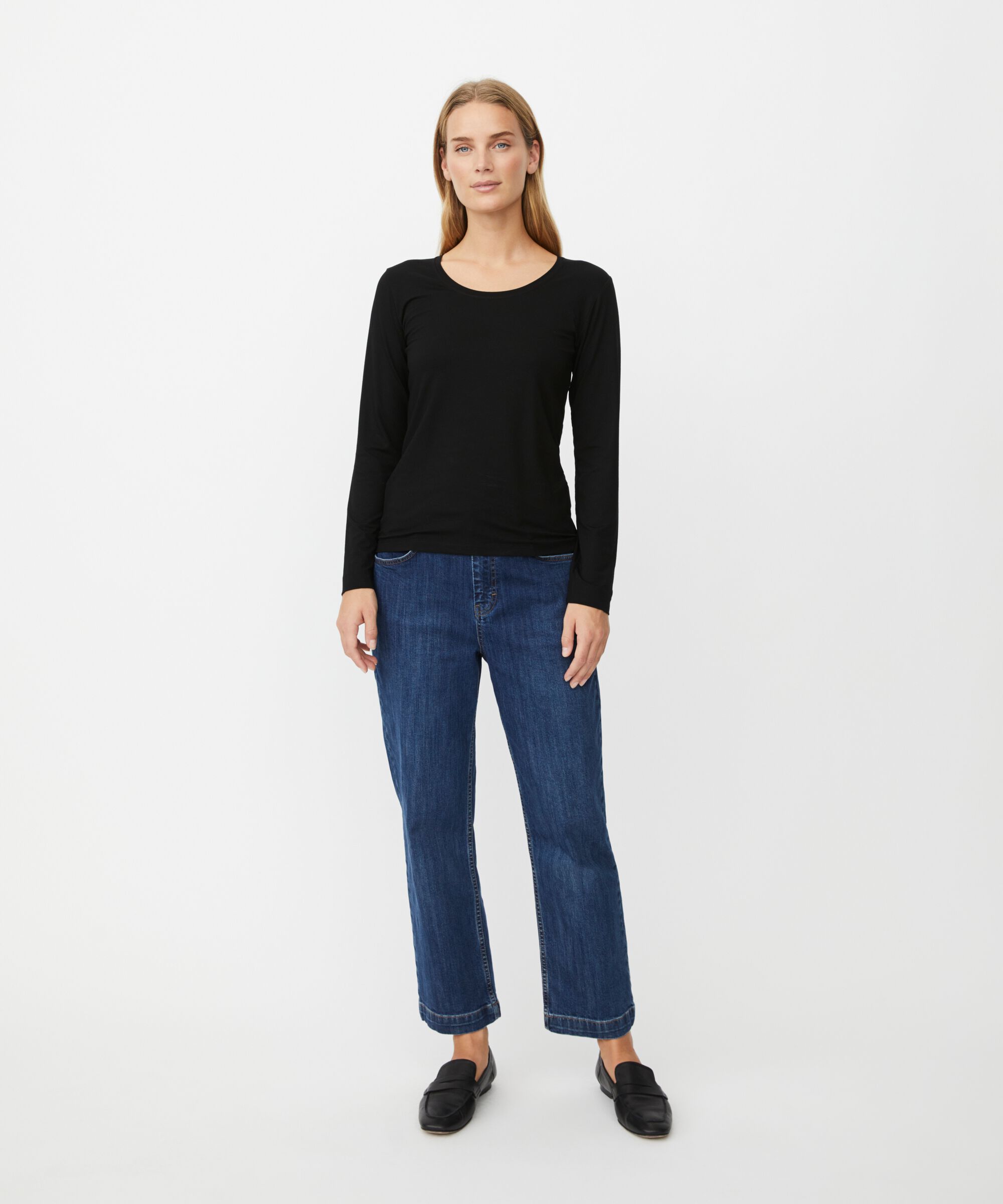 Creama JERSEY Top, Black