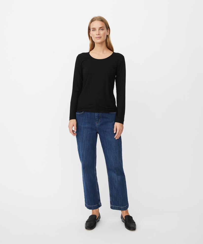 Creama JERSEY Top, Black