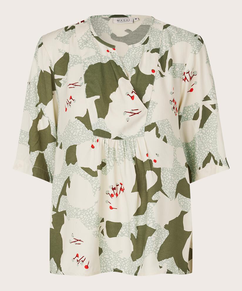Dusya Blouse, Frosty Green