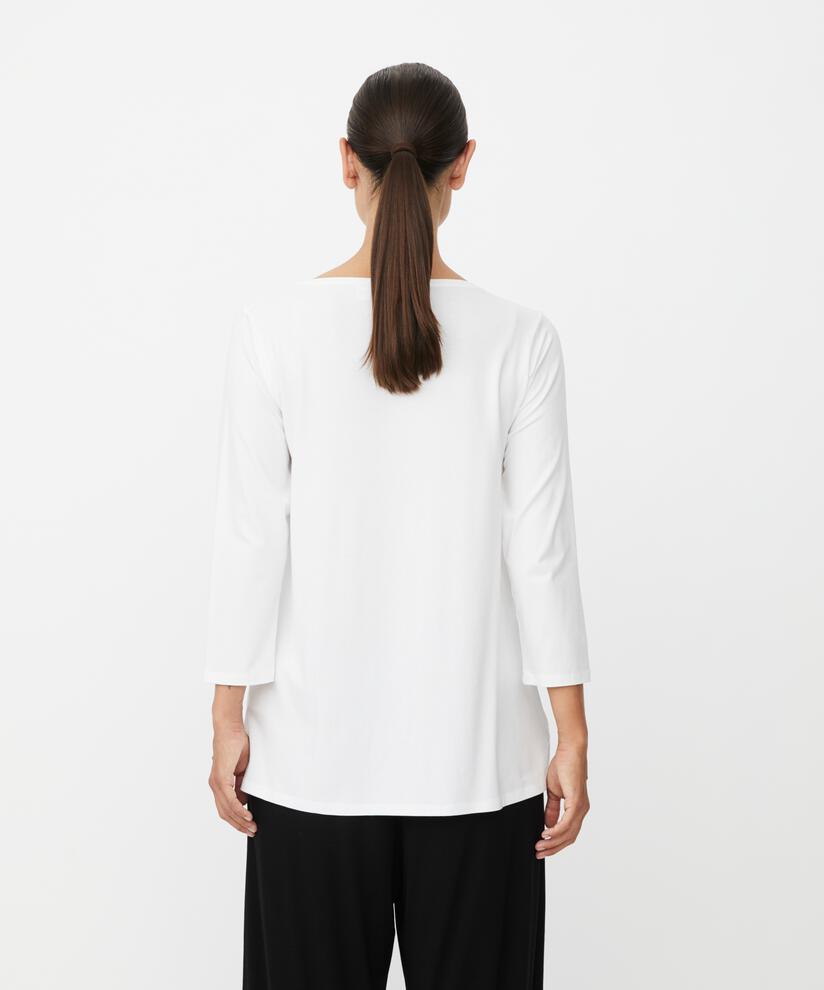 Cecille JERSEY Top, White