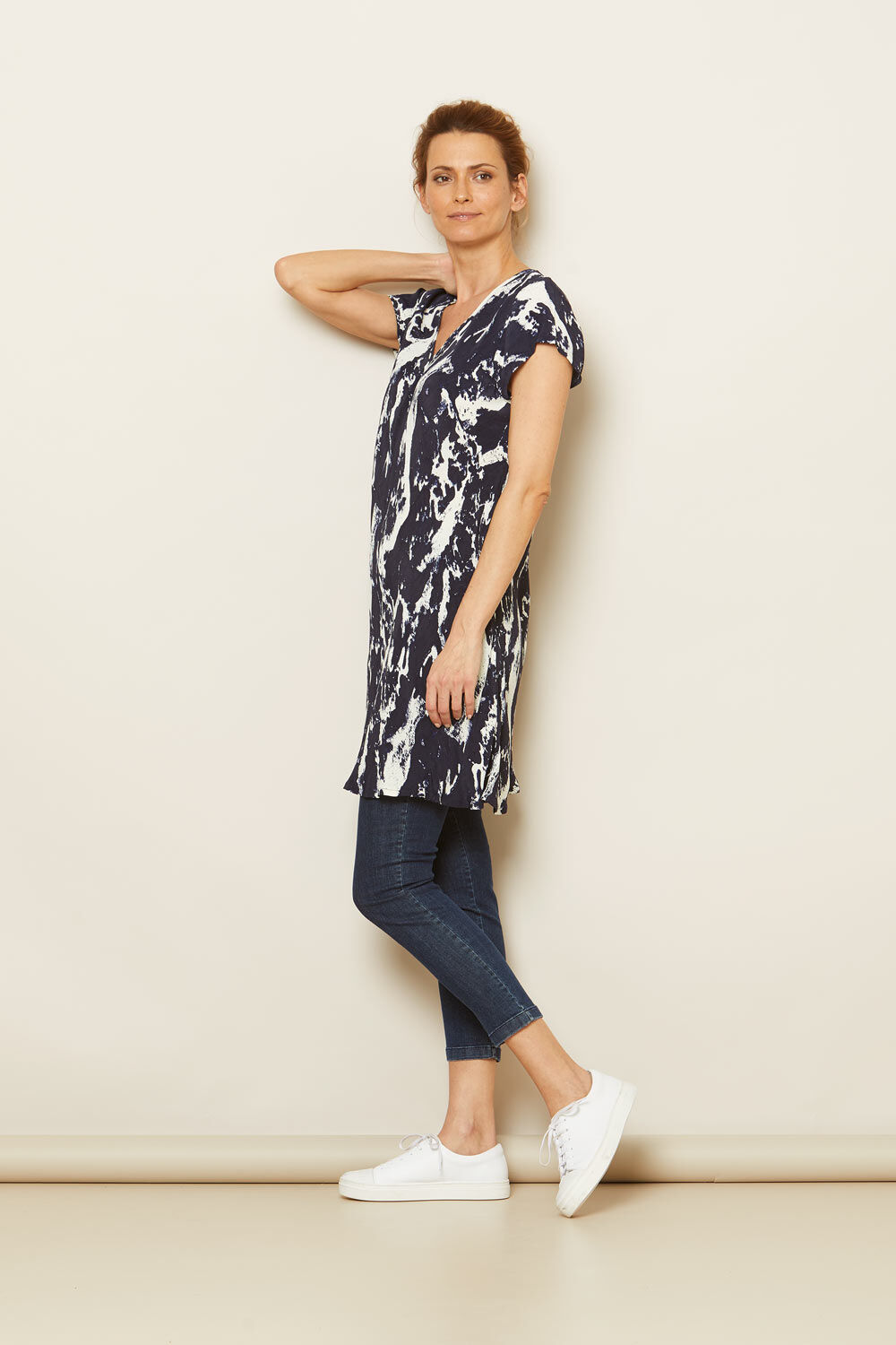 VAN TUNIC, Navy Blazer