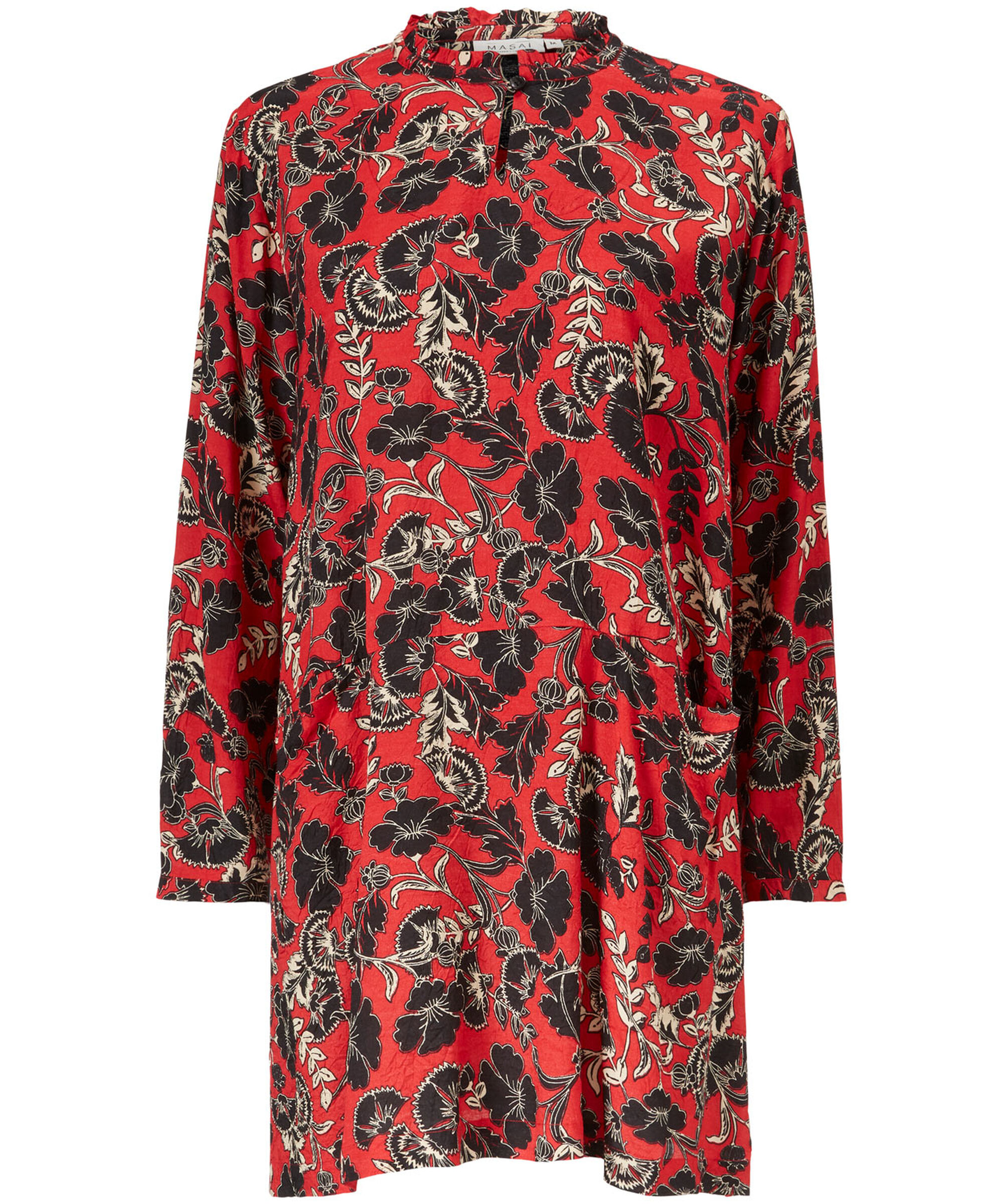 GOLDAS TUNIC, Scarlet Sage