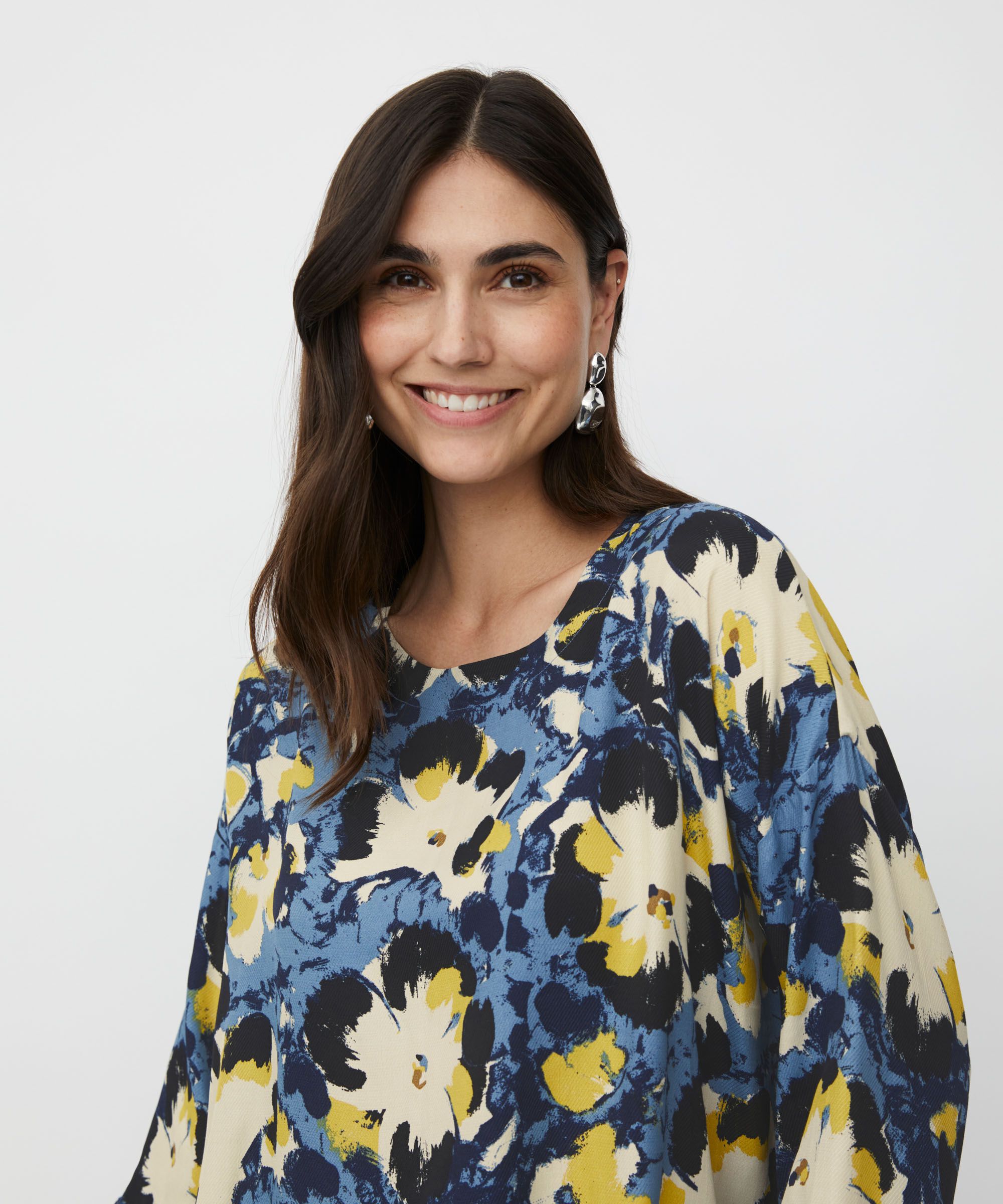 Becca Blouse, Proven Blue