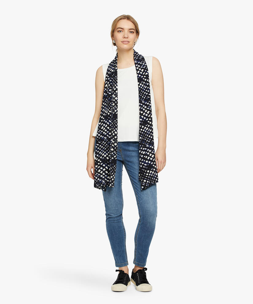 ALONG SCARF, Medieval blue