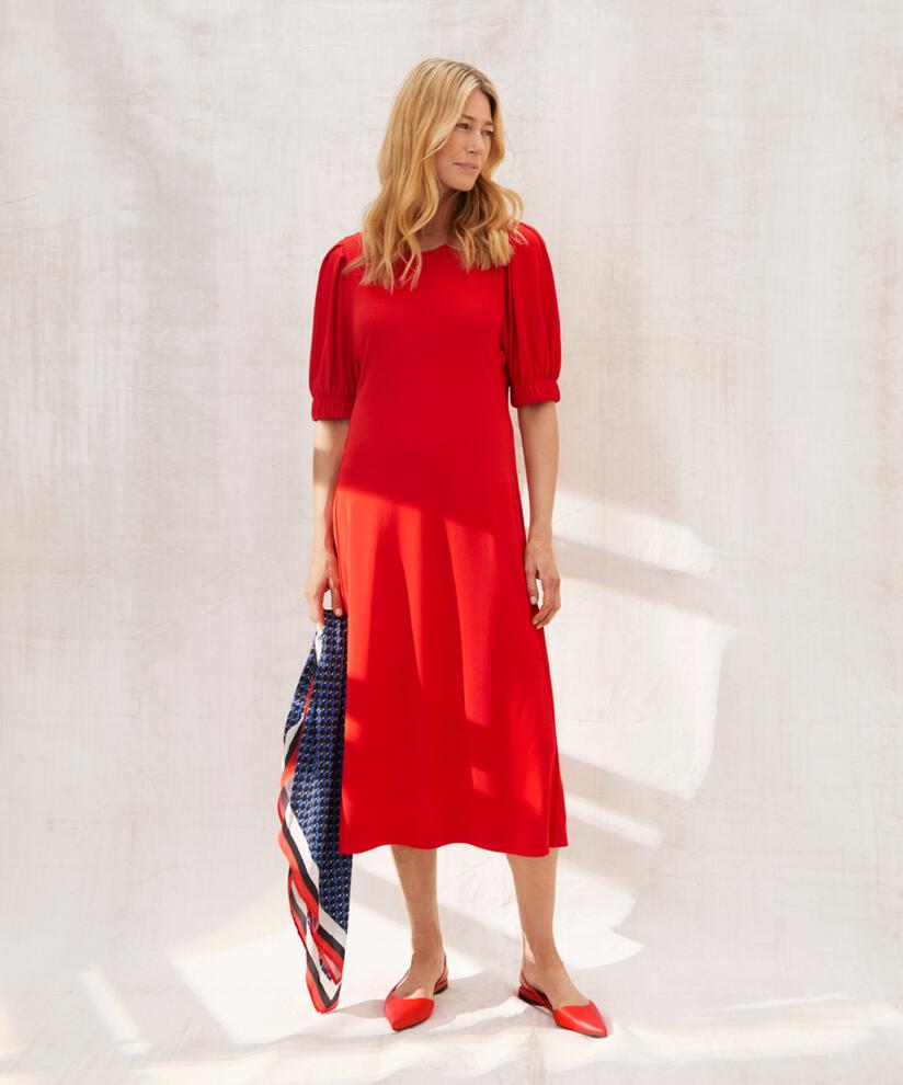 Nalan JERSEY Dress, Goji Berry, hi-res