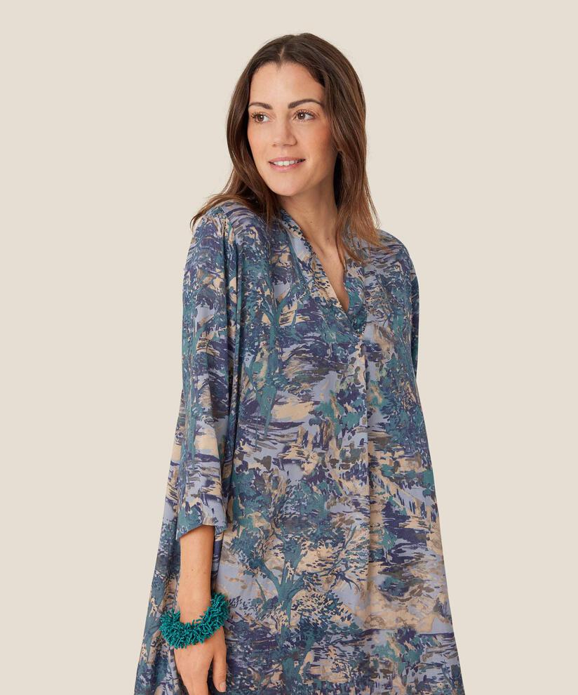 Nasiso Dress, Teal