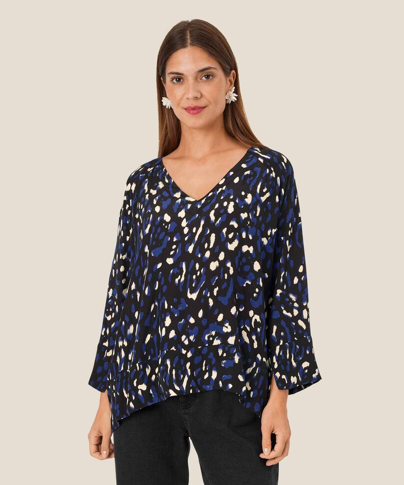 Benika Blouse, Medieval blue