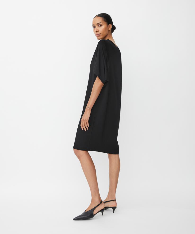 Nattie JERSEY Dress, Black