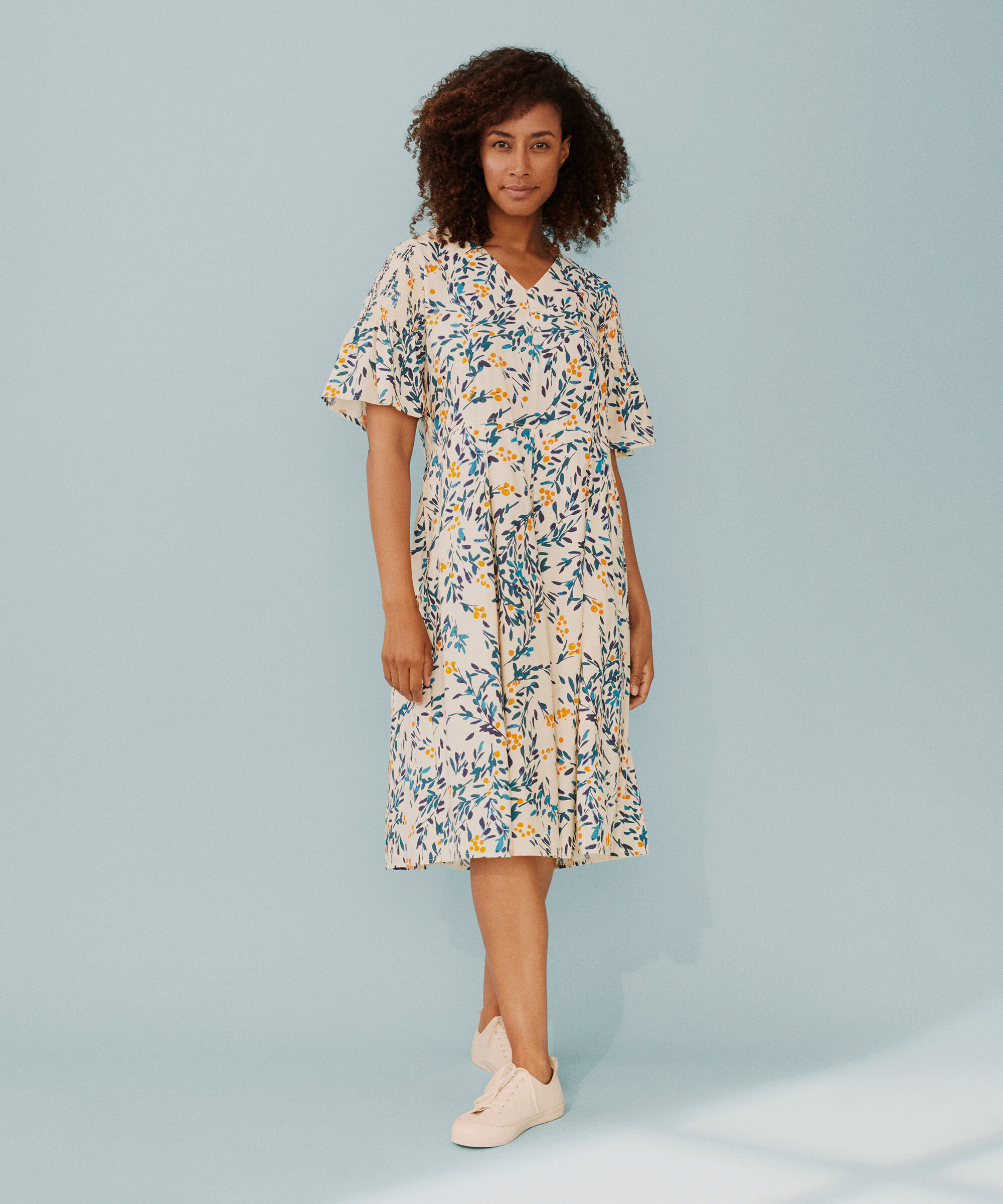 Otilia Dress, Russ Orange