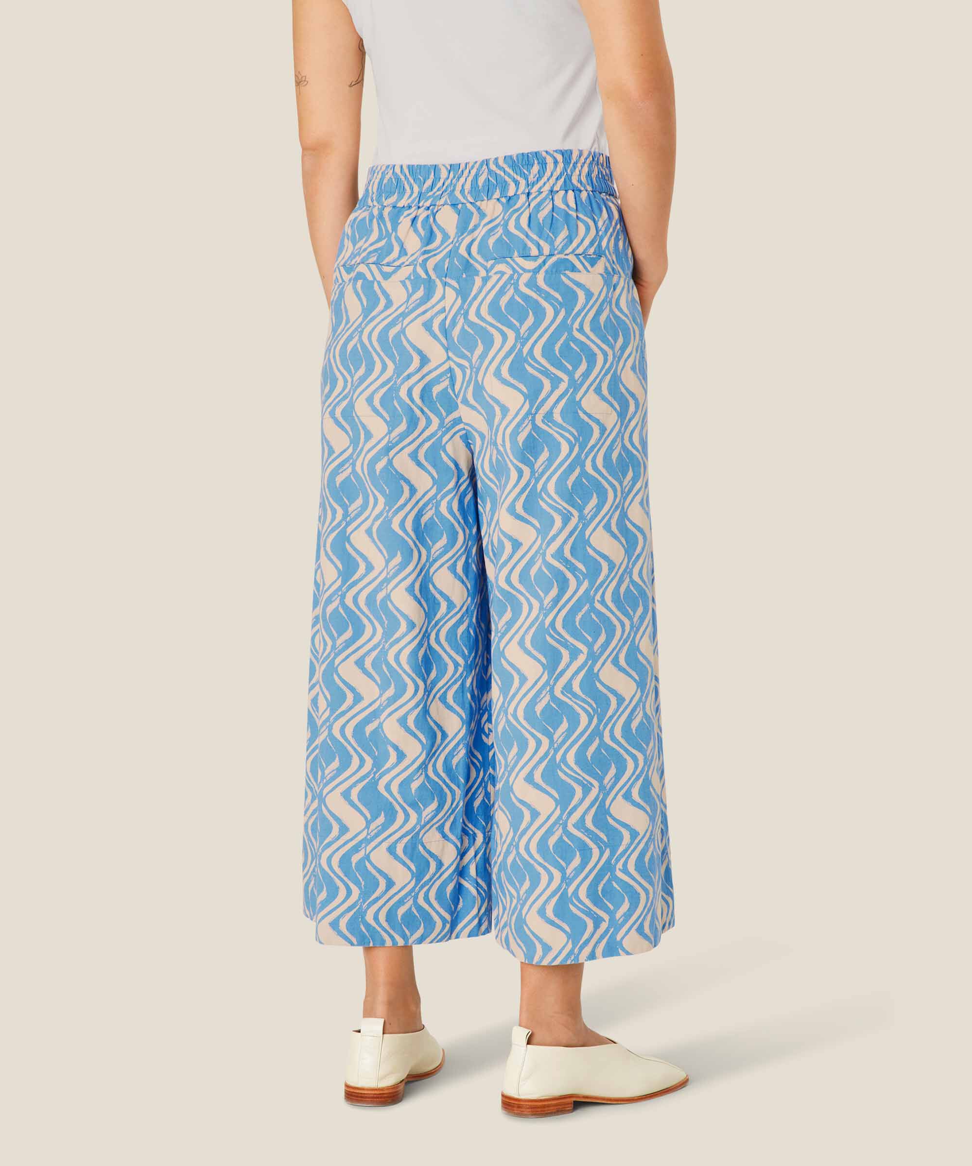 Portia Trousers, Blue Bonnet